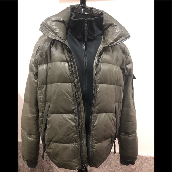 S 13/NYC Jackets & Coats S 3nyc Mens Military Green Puffer Jacket